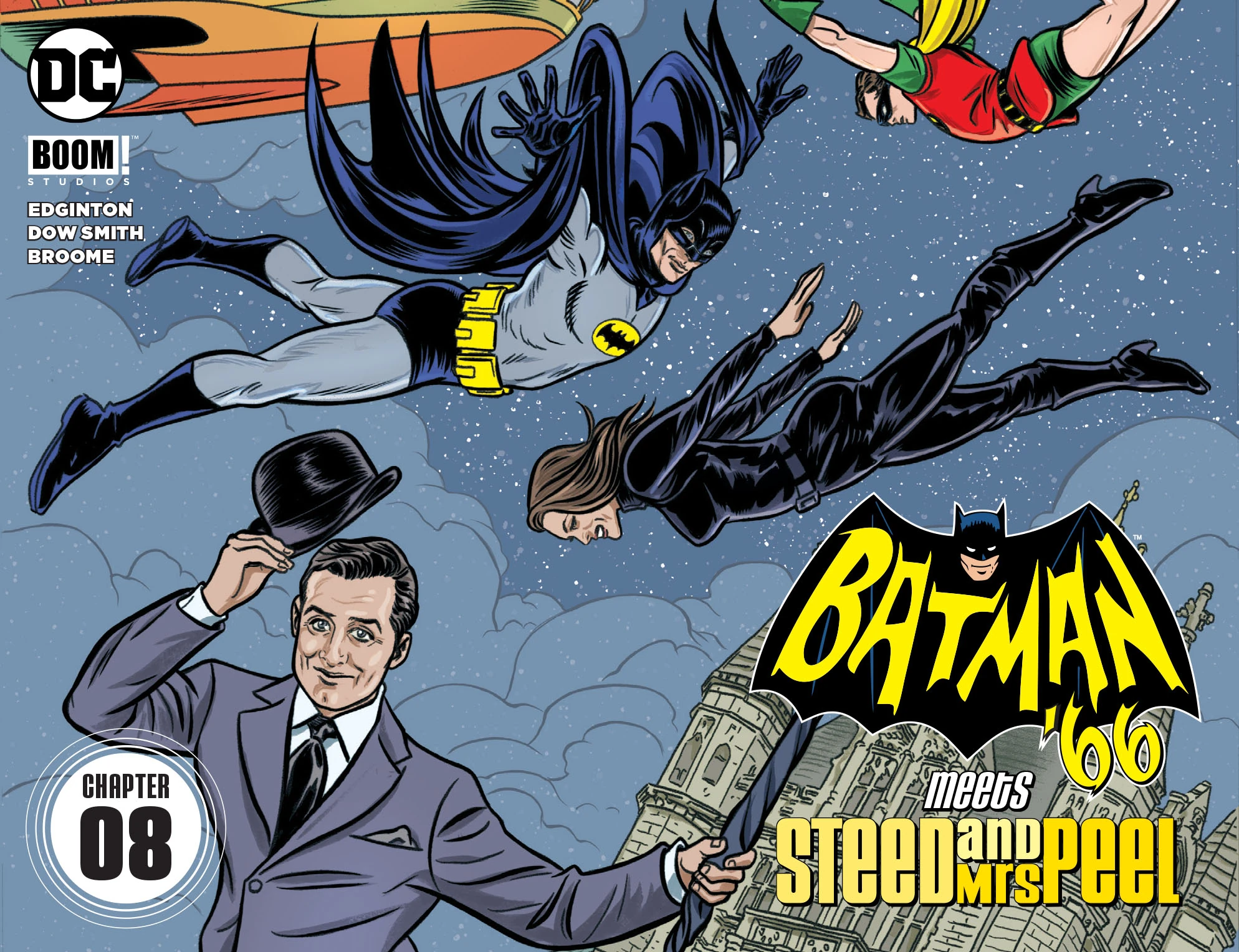 Batman '66 Meets Steed and Mrs Peel #8 (DC, 2016 — Cover A) cover
